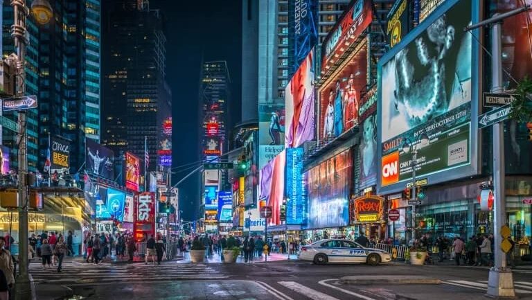 Times Square by night