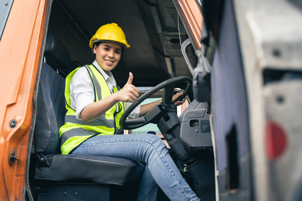 Dans le secteur du transport de marchandises, elle ne représente que 10 % des effectifs, voire 2 % dans les métiers de la conduite.