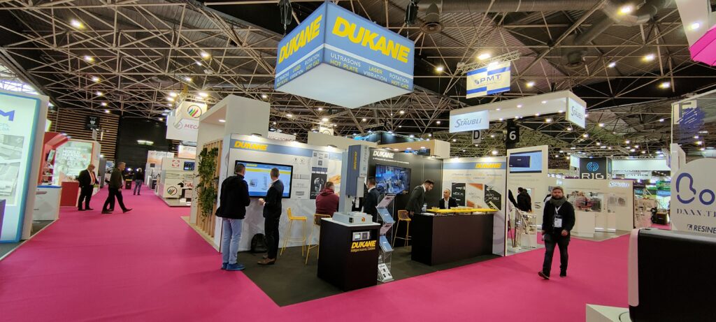 Le stand DUKANE à l'occasion du salon FIP.