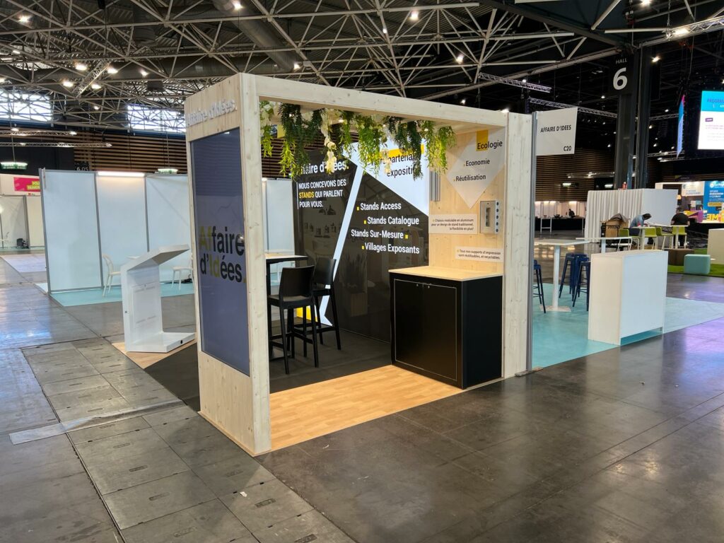 les zones distinctes de notre stand