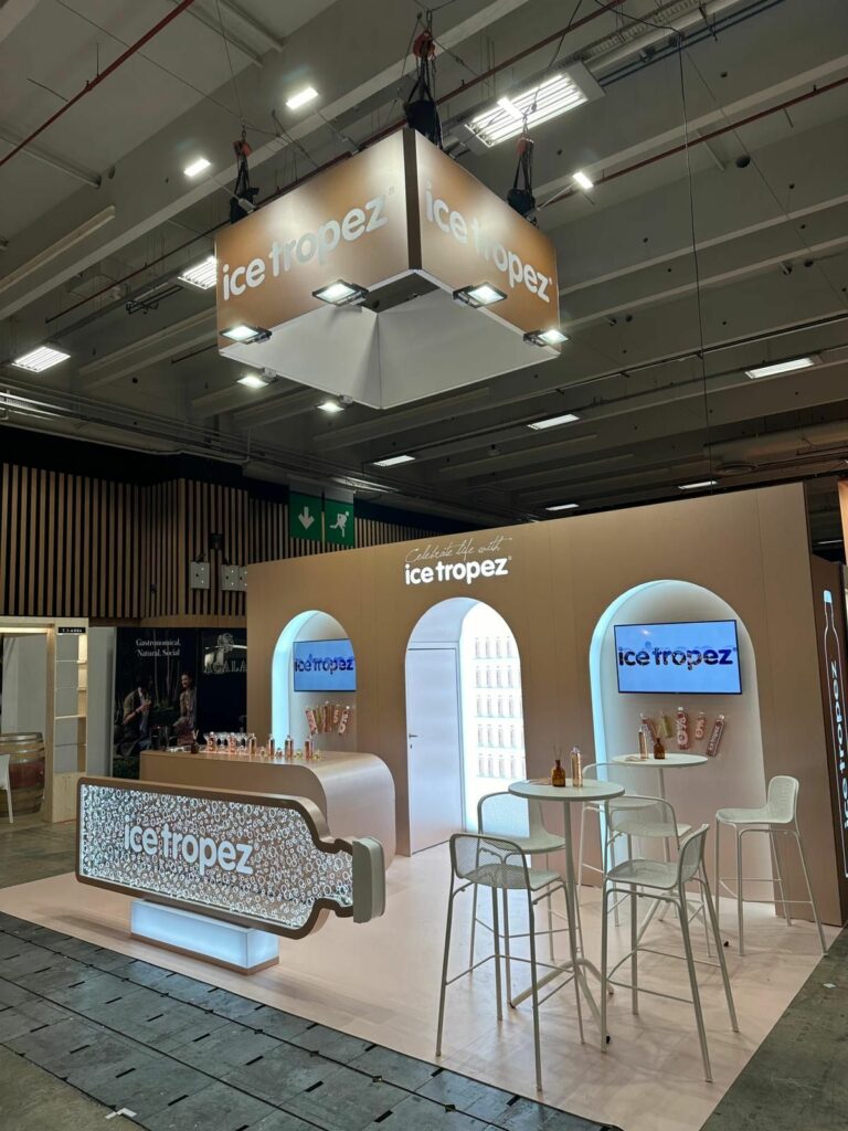 Stand Ice Tropez à l'occasion de Wine Paris 2024