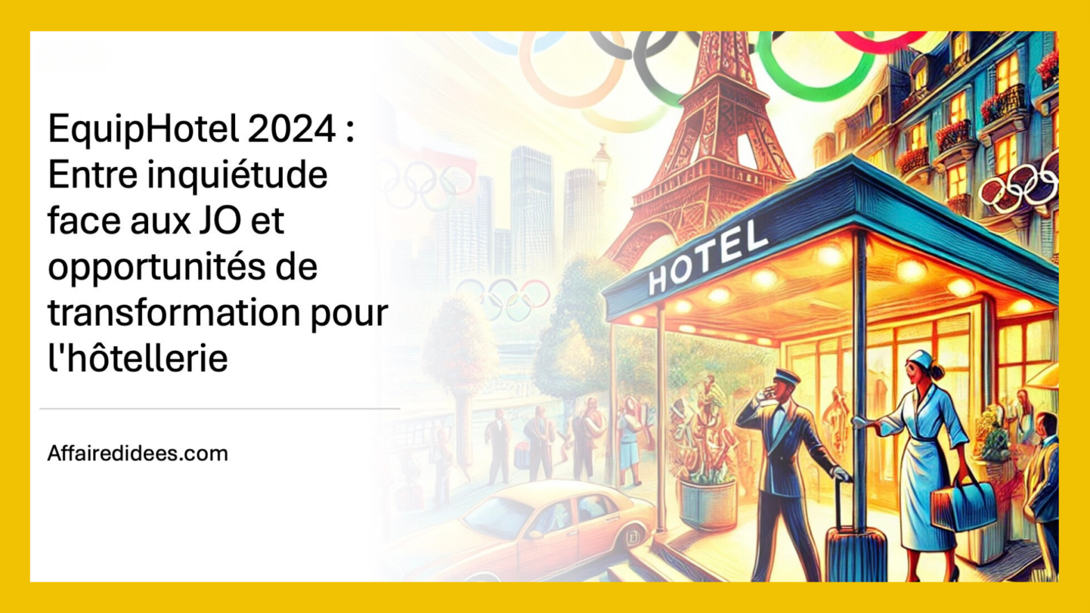 Equip'Hotel 2024 : Entre inquiétude face aux JO et opportunités de transformation pour l'hôtellerie