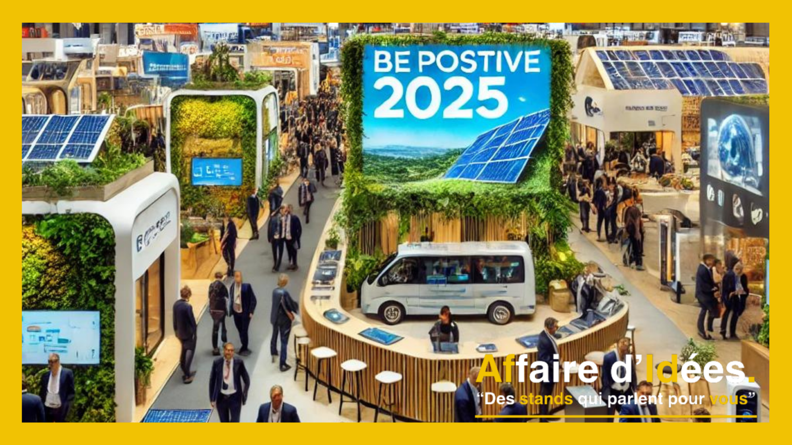 BePOSITIVE 2025 : Accélérez votre transition énergétique avec un stand innovant et impactant