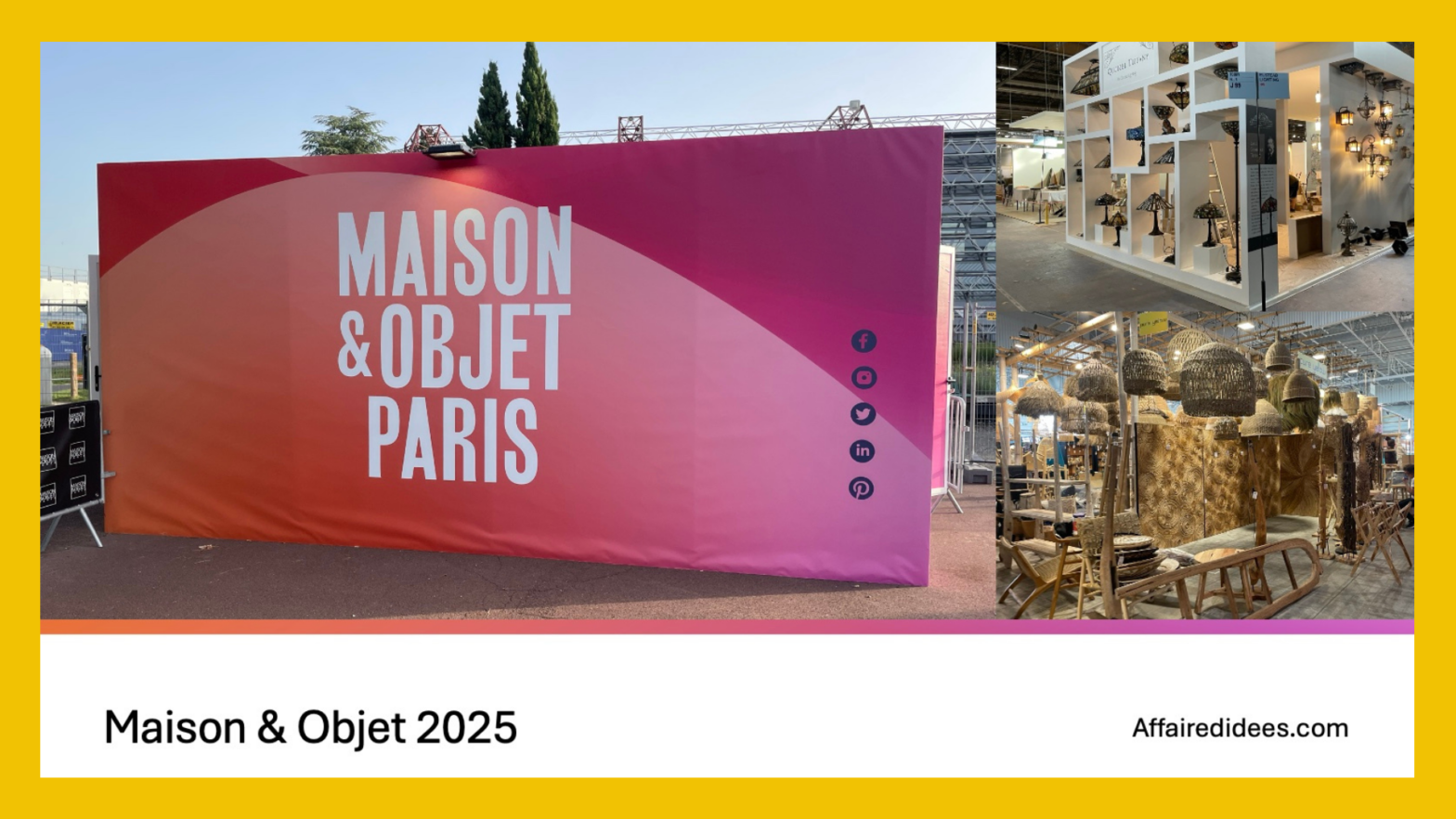 Maison & Objet 2025 : L'événement incontournable pour les acteurs de la décoration et du design