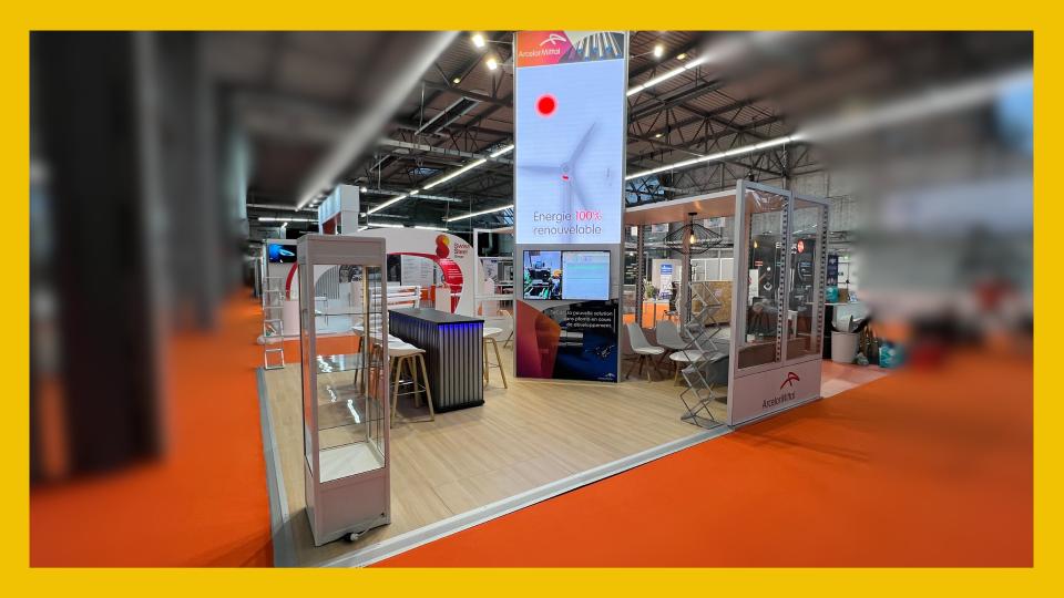 Un stand ArcelorMittal innovant au SIMODEC 2024