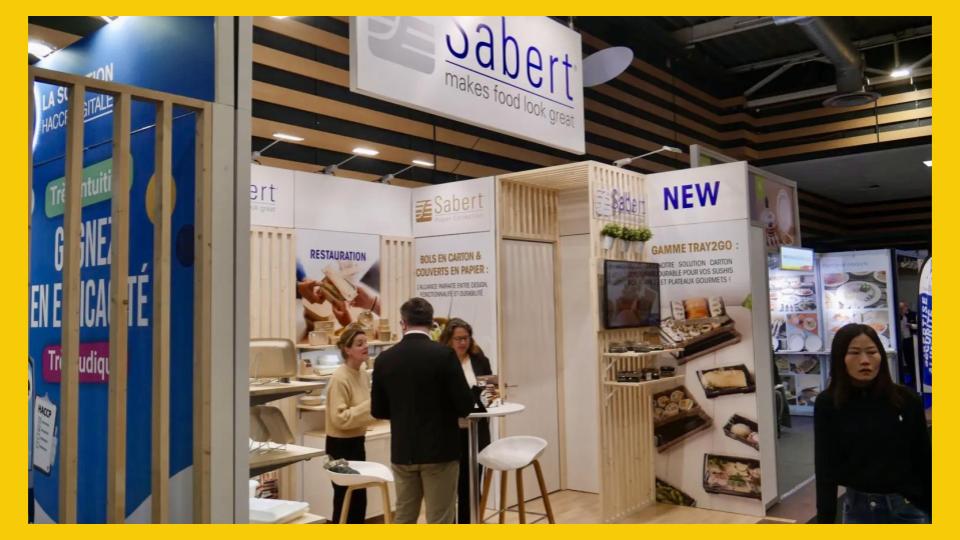 📢 Sabert au SIRHA 2025 : un stand éco-conçu pour un packaging durable