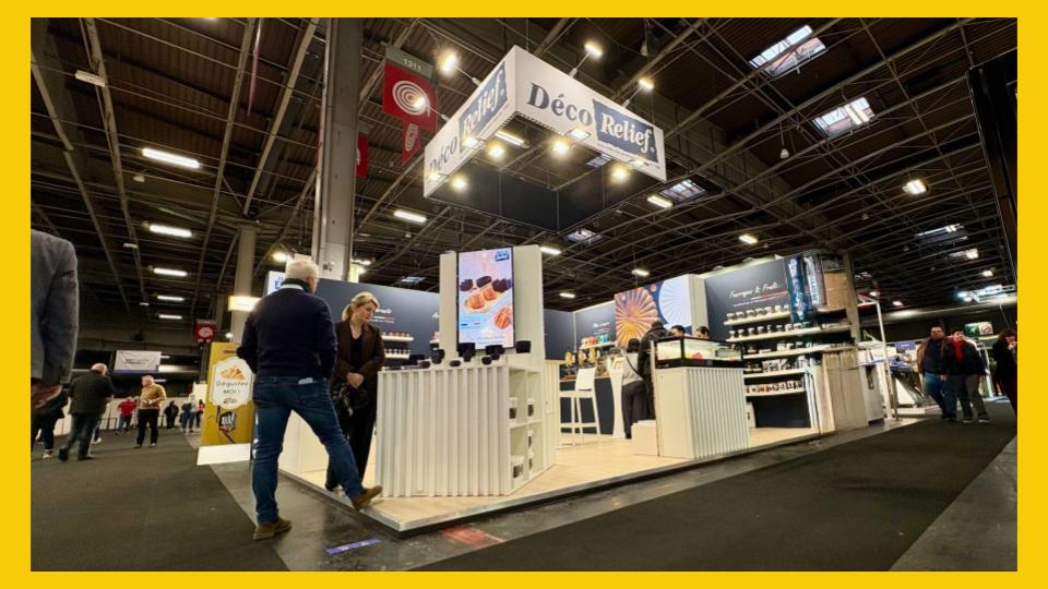 Design du stand Déco Relief sur le salon SIRHA Bake & Snack