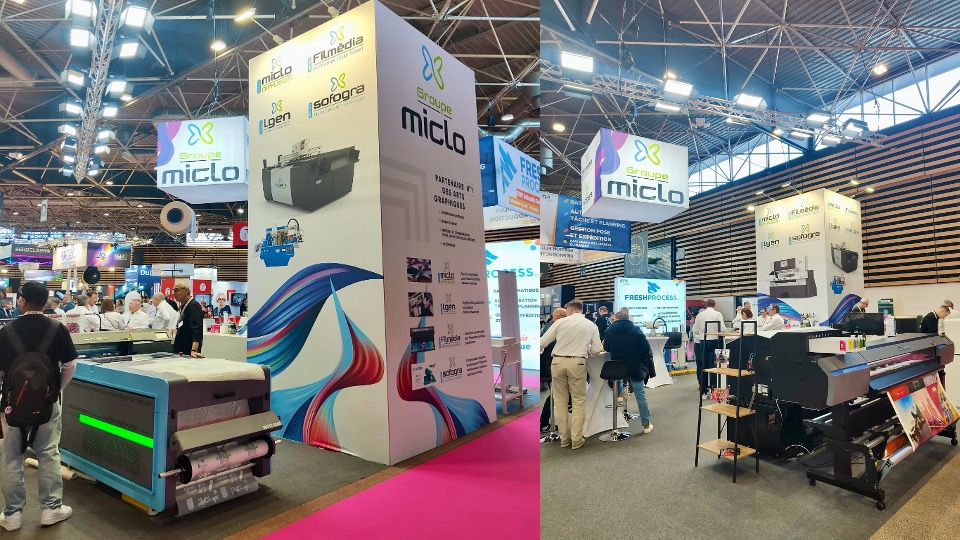 Réserve technique intégrée au stand MICLO avec espace logistique optimisé
