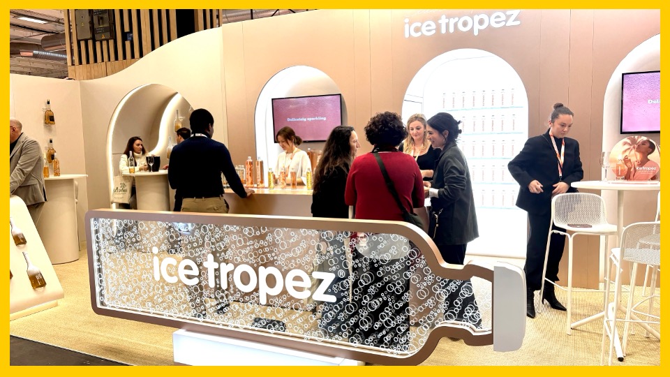 Stand Wine Paris 36 m² pour Ice Tropez et Domaine Tropez