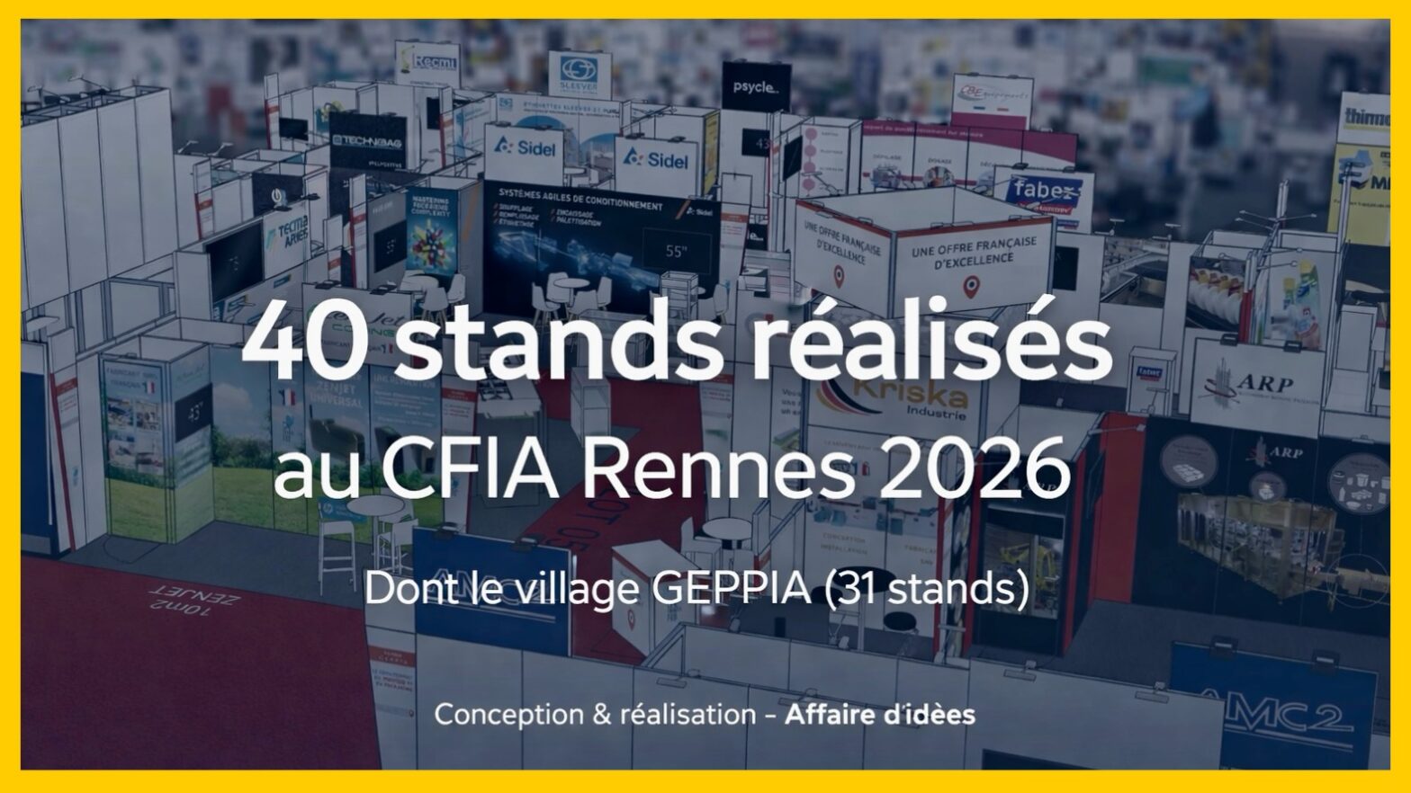 stand salon agroalimentaire CFIA Rennes