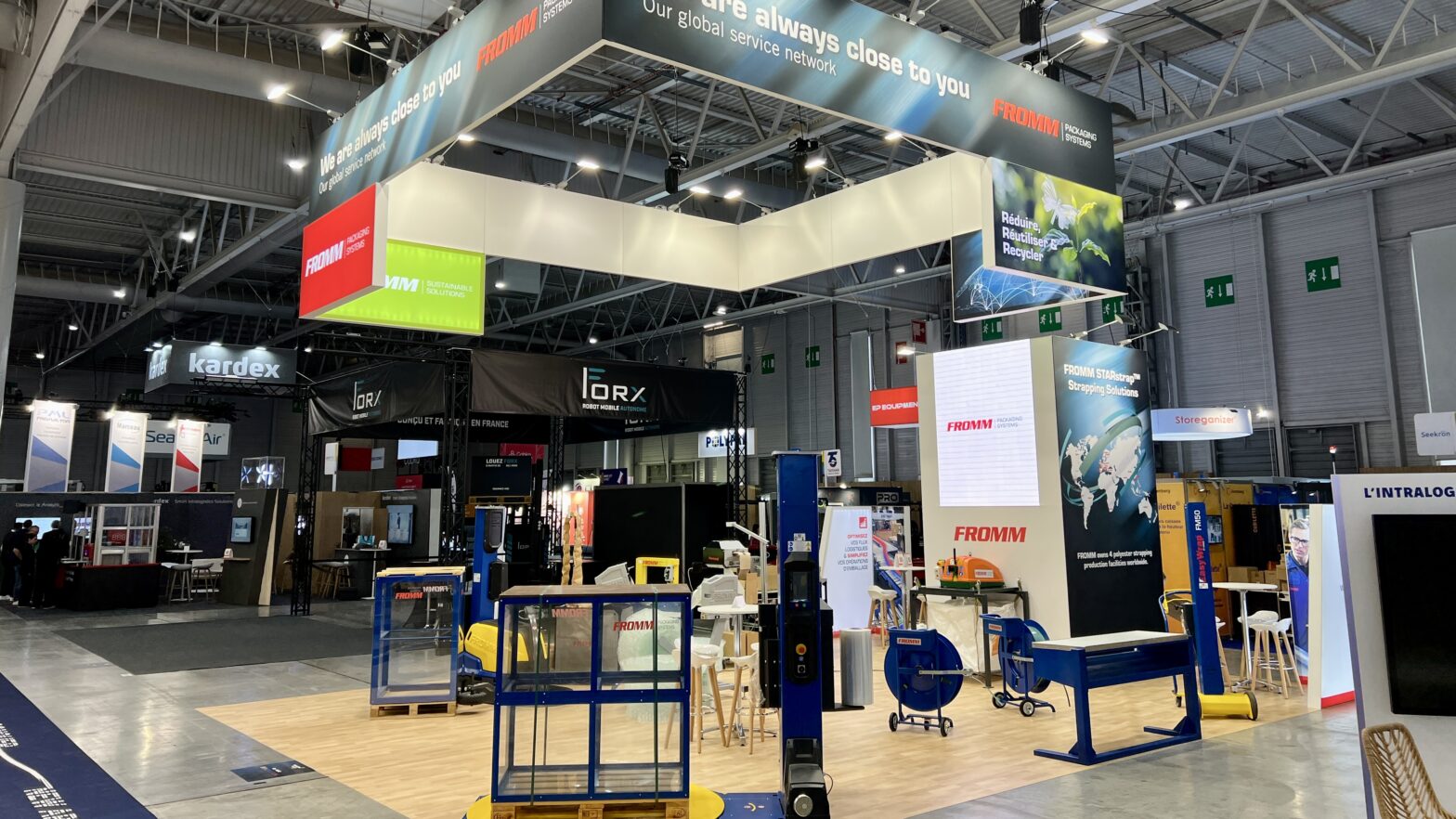 Vue d'ensemble du stand FROMM sur le SITL 2026