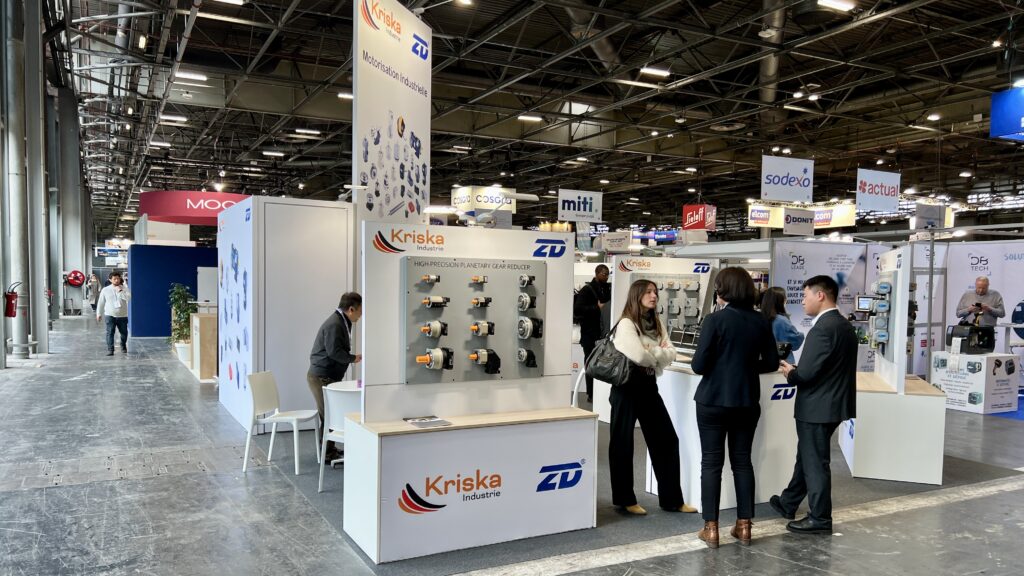 Réserve intégrée et présentoir produits KRISKA — Global Industrie 2026, Paris Villepinte