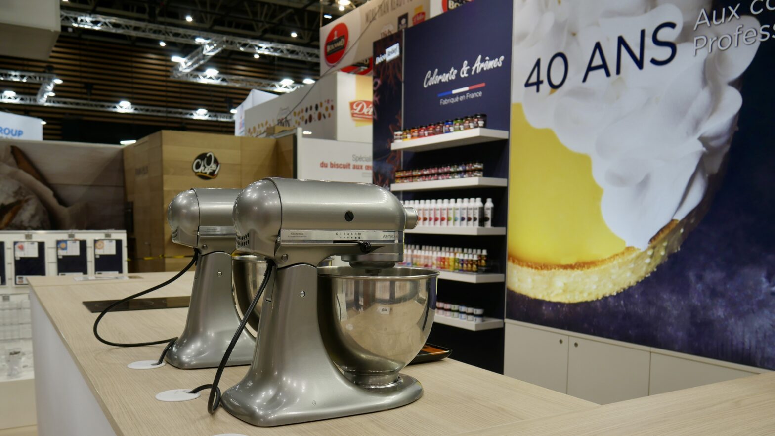 Stand professionnel au salon SIRHA Lyon 2027 à Eurexpo Lyon — conception Affaire d'Idées