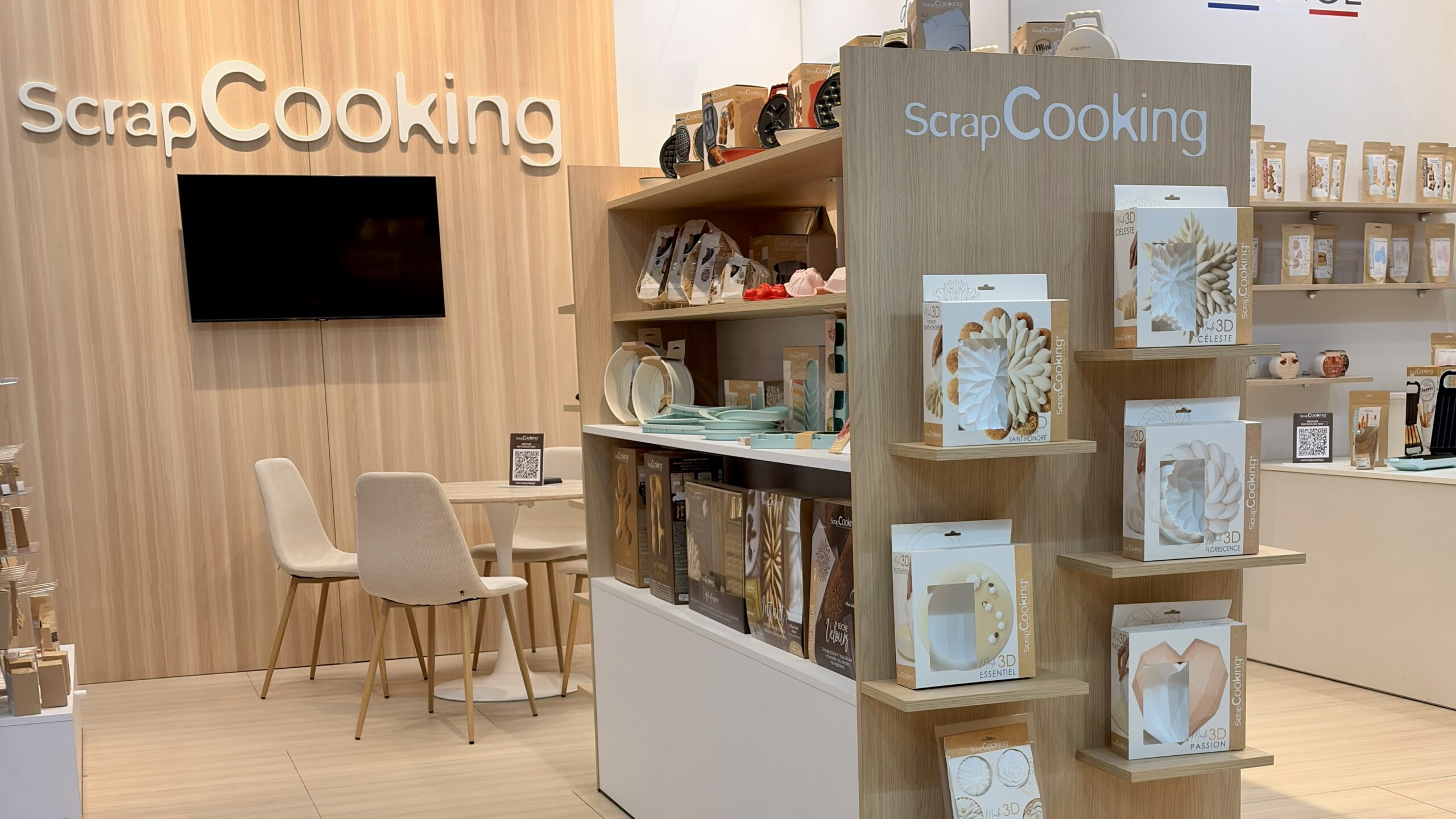 Stand ScrapCooking Ambiente Frankfurt — espace produits